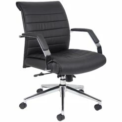 Identity Medium Back Leather Manager Chair 14 Identity Medium Back Leather Manager Chair -Office Furniture Sales 2024 083404