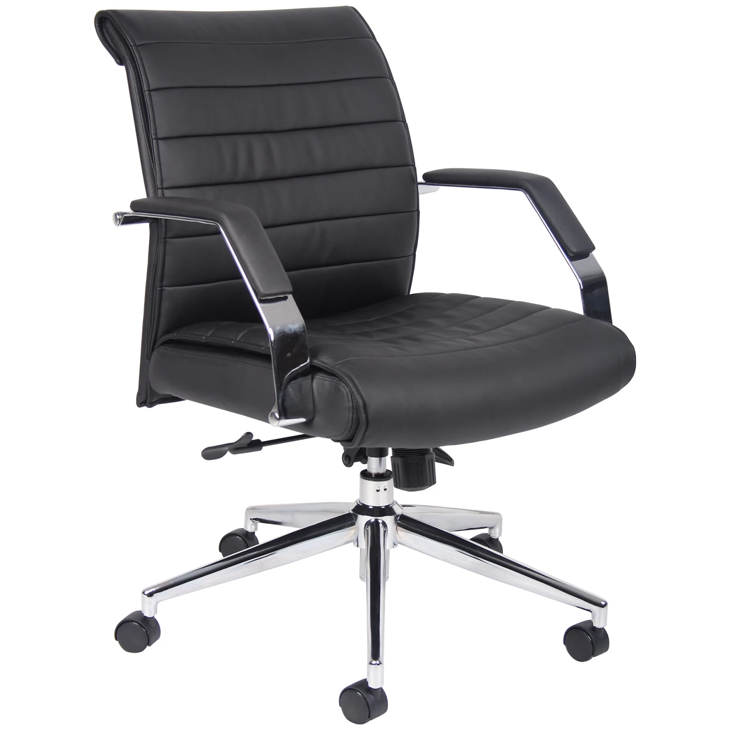 Identity Medium Back Leather Manager Chair 3 Identity Medium Back Leather Manager Chair - Image 3