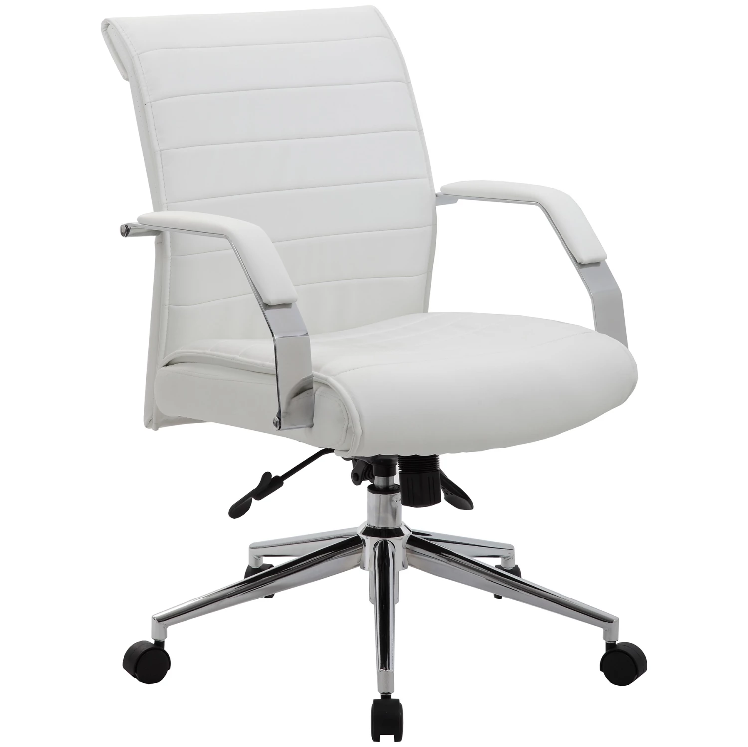Identity Medium Back Leather Manager Chair 2 Identity Medium Back Leather Manager Chair - Image 2