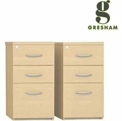 Gresham Tall Narrow Under Desk Pedestals