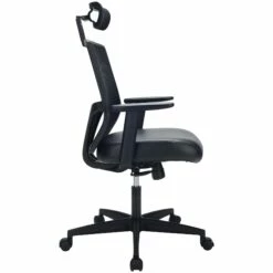 Impact Mesh Office Chair With Pocket Sprung Leather Seat -Office Furniture Sales 2024 085137