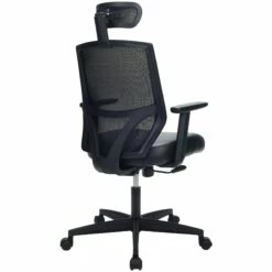Impact Mesh Office Chair With Pocket Sprung Leather Seat -Office Furniture Sales 2024 085138