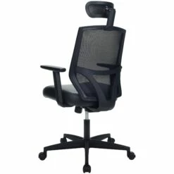 Impact Mesh Office Chair With Pocket Sprung Leather Seat -Office Furniture Sales 2024 085140