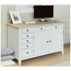 Autograph Solid Wood Computer Desk Hideaway -Office Furniture Sales 2024 085780