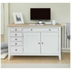 Autograph Solid Wood Computer Desk Hideaway