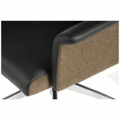 Elegance High Back Leather Look Executive Chair Black -Office Furniture Sales 2024 085857