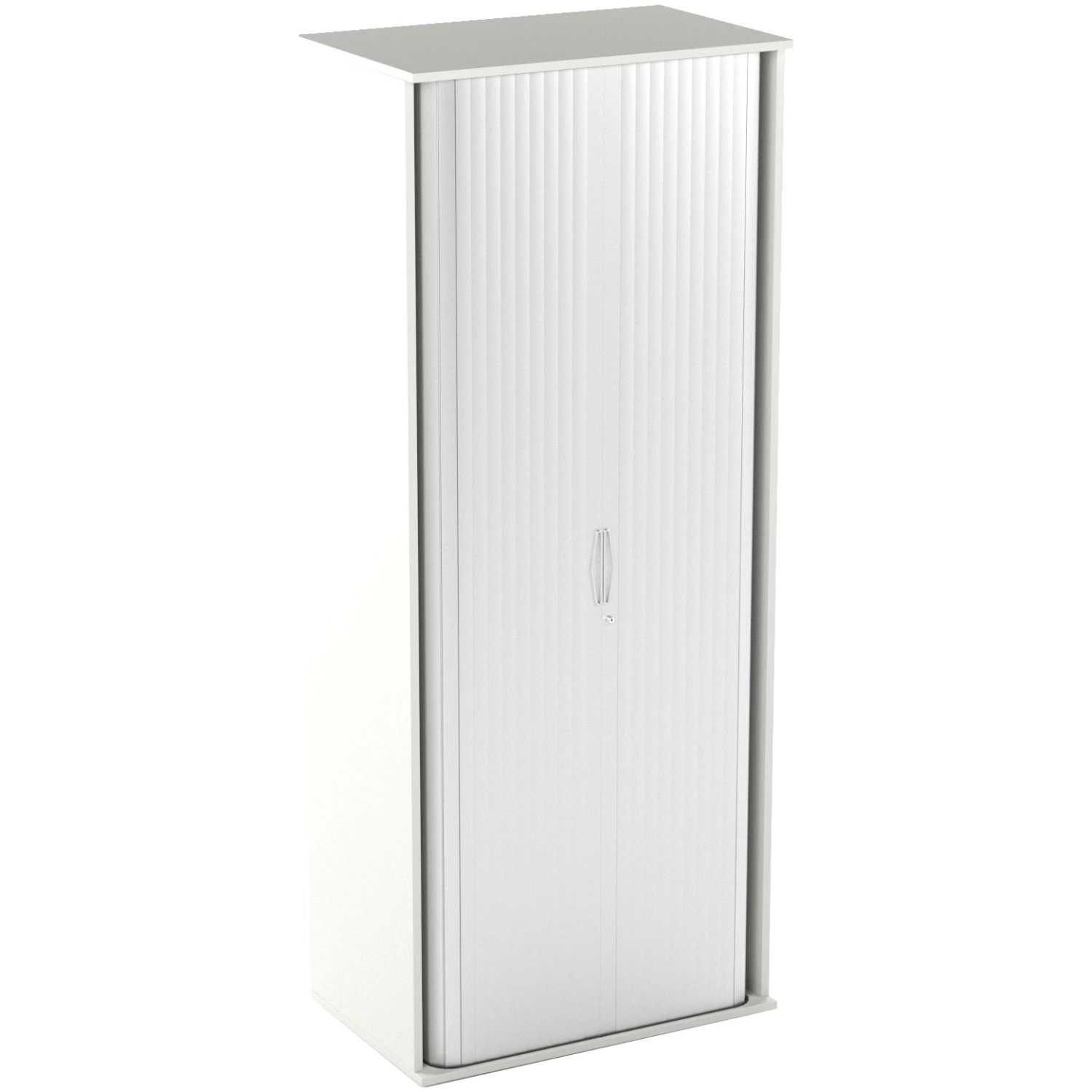 Vogue Essential White Tambour Cupboards 5 Vogue Essential White Tambour Cupboards - Image 5