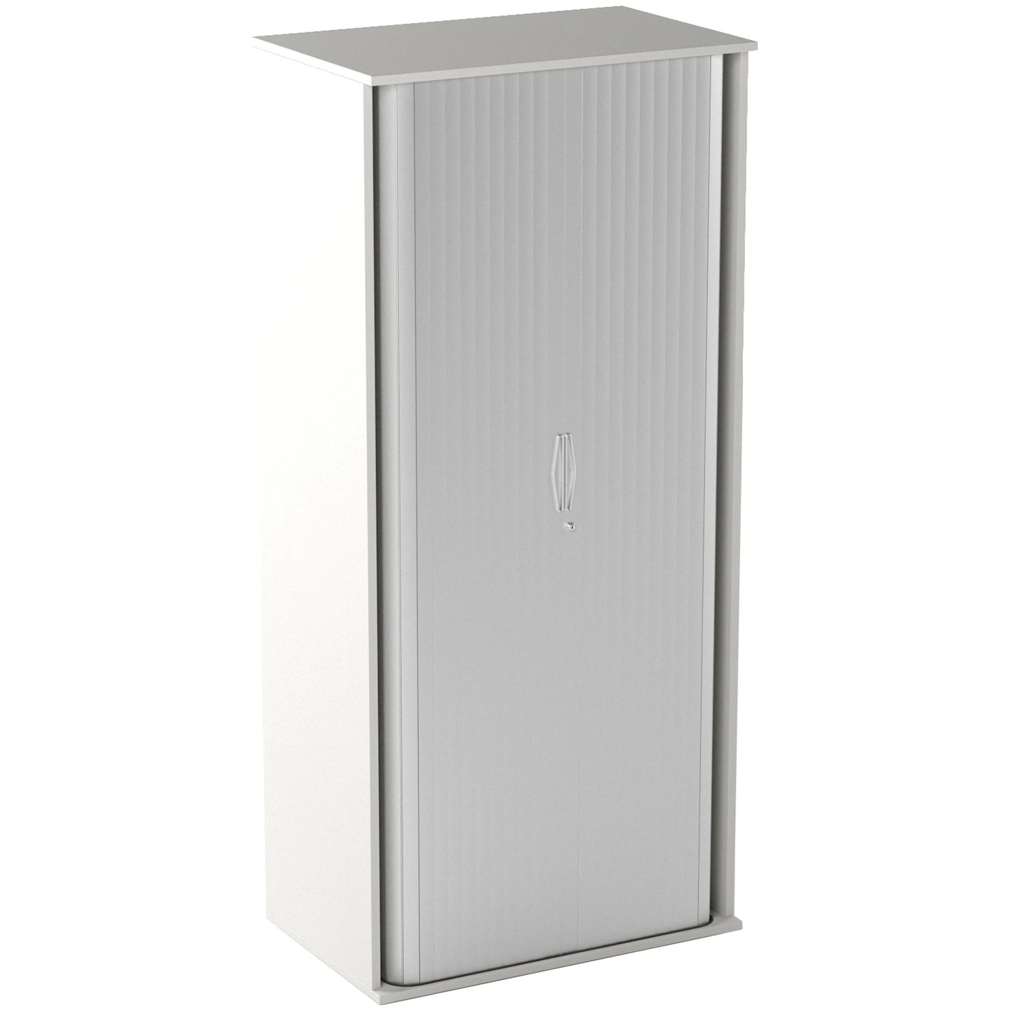 Vogue Essential White Tambour Cupboards 4 Vogue Essential White Tambour Cupboards - Image 4