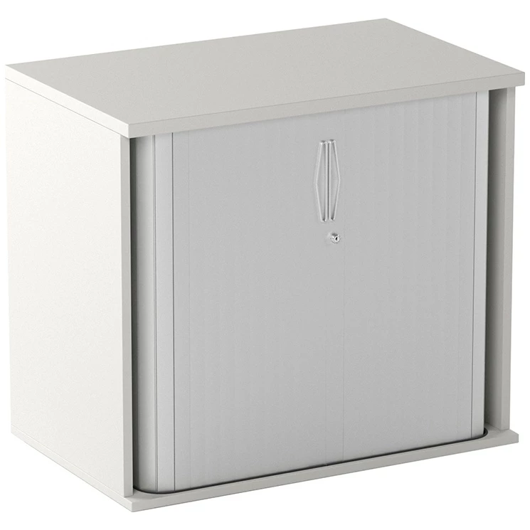 Vogue Essential White Tambour Cupboards 2 Vogue Essential White Tambour Cupboards - Image 2