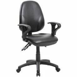 Comfort Ergo 3-Lever Leather Operator Chairs -Office Furniture Sales 2024 089895