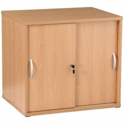 Karbon Desk High Sliding Door Cupboard -Office Furniture Sales 2024 090508