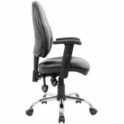 Comfort Ergo 3-Lever Leather Chrome Operator Chairs 11 Comfort Ergo 3-Lever Leather Chrome Operator Chairs -Office Furniture Sales 2024 090860