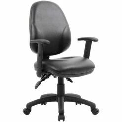 Comfort Ergo 3-Lever Leather Operator Chairs -Office Furniture Sales 2024 090862