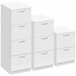 NEXT DAY Commerce II White Filing Cabinets
