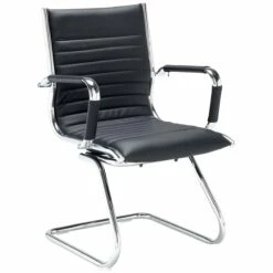 Bari Faux Leather Visitor Chair