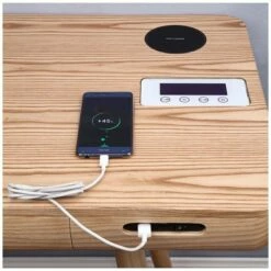 Pacific Laptop Desk With Smart Charging And Bluetooth Speakers -Office Furniture Sales 2024 098038