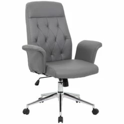 Retro Bonded Leather Office Chair