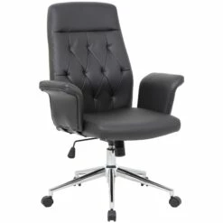 Retro Bonded Leather Office Chair -Office Furniture Sales 2024 100901