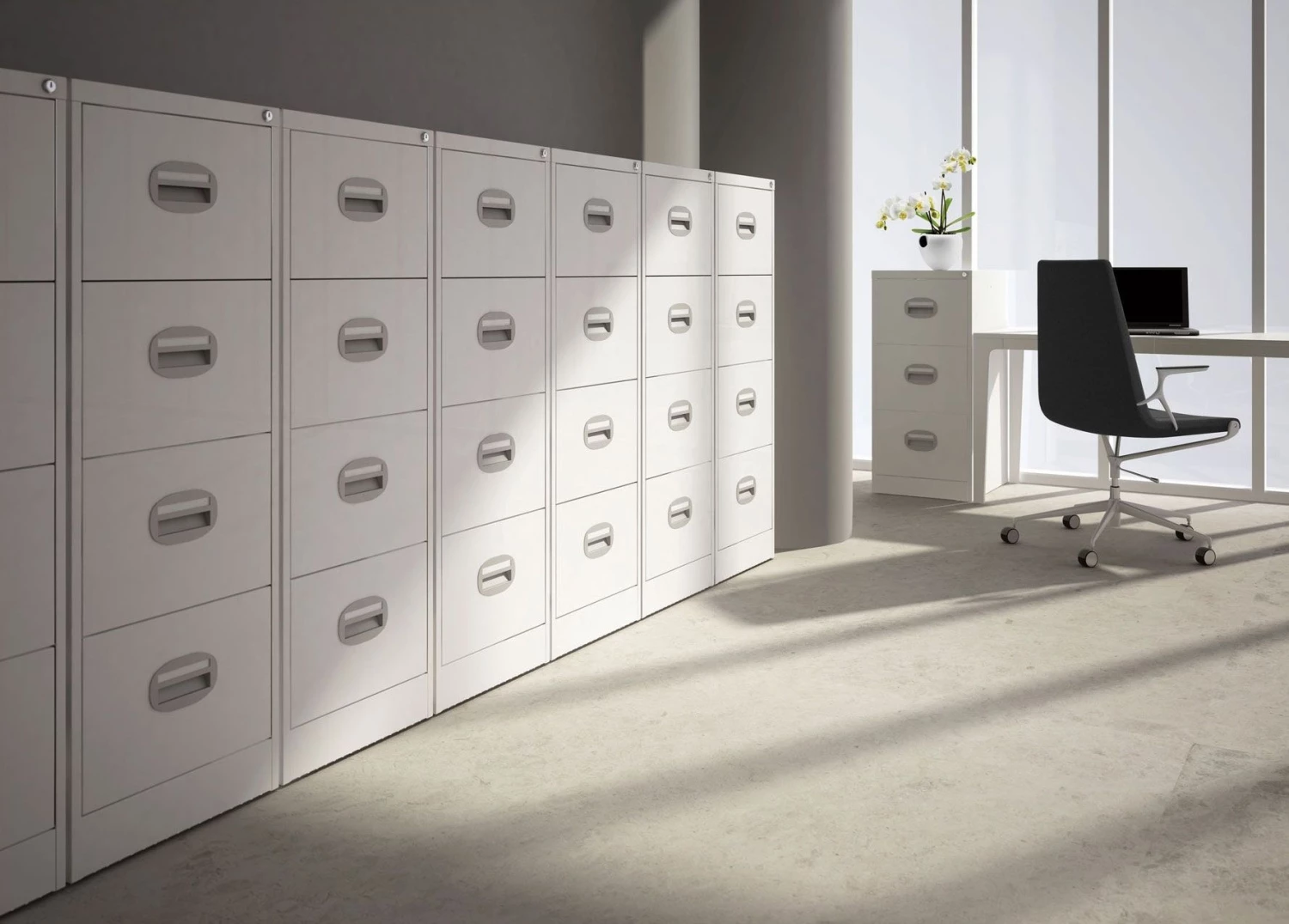 Silverline Kontrax Filing Cabinets 9 Silverline Kontrax Filing Cabinets - Image 9