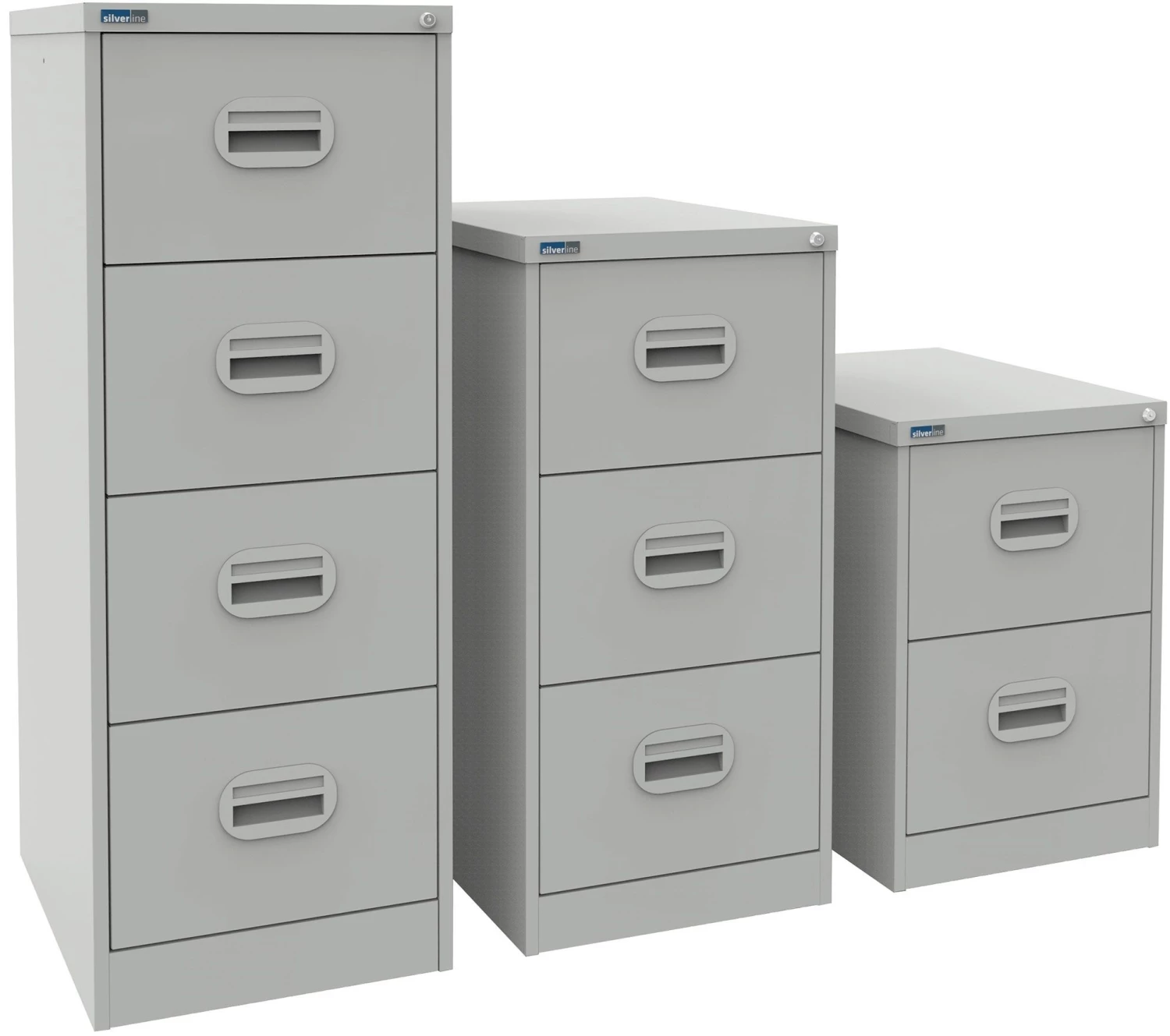Silverline Kontrax Filing Cabinets 2 Silverline Kontrax Filing Cabinets - Image 2