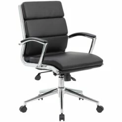 Venice Medium Back Bonded Leather Manager Chair