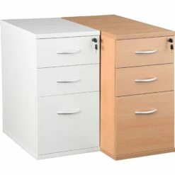 Karbon Desk High Pedestals