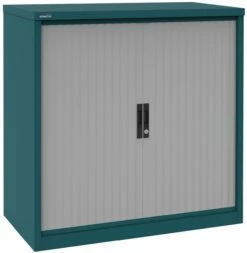 Silverline Two Tone Kontrax Tambour Cupboards -Office Furniture Sales 2024 102169