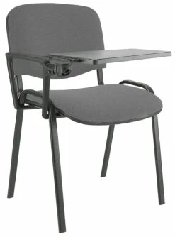 Swift Black Frame Conference Chairs With Plastic Writing Tablet (4 Pack) -Office Furniture Sales 2024 102187
