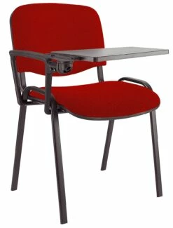 Swift Black Frame Conference Chairs With Plastic Writing Tablet (4 Pack) -Office Furniture Sales 2024 102189