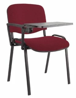 Swift Black Frame Conference Chairs With Plastic Writing Tablet (4 Pack) -Office Furniture Sales 2024 102190
