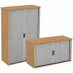 Alpha Plus Side Tambour Cupboards