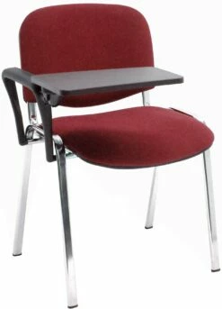 Swift Chrome Frame Conference Chairs With Plastic Writing Tablet (4 Pack) -Office Furniture Sales 2024 104138