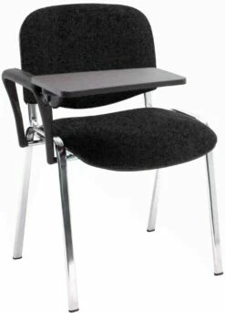 Swift Chrome Frame Conference Chairs With Plastic Writing Tablet (4 Pack) -Office Furniture Sales 2024 104140