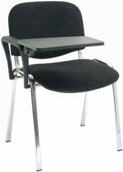 Swift Chrome Frame Conference Chairs With Plastic Writing Tablet (4 Pack) -Office Furniture Sales 2024 104150