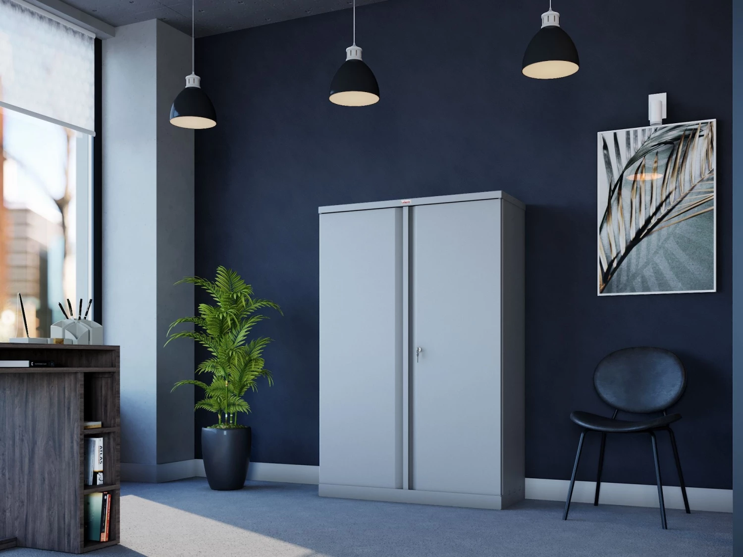 Phoenix SCL Series Steel Storage Cupboards - 2 Door 3 Shelf With Key Lock 7 Phoenix SCL Series Steel Storage Cupboards - 2 Door 3 Shelf With Key Lock - Image 7