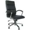 Formosa Enviro Leather Chair Black