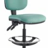 Kirby Medium Back Draughtsman Chair Lexaire Vinyl