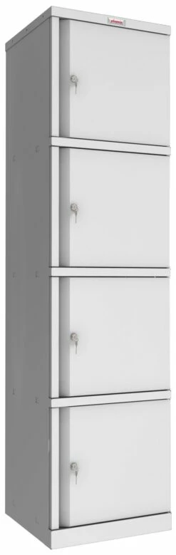 Phoenix SC Series Steel Storage Cupboards - 4 Door Cupboard With Key Lock