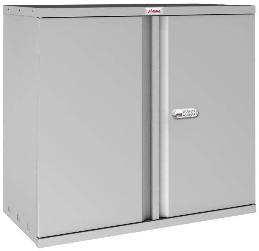 Phoenix SC Series Steel Storage Cupboards - 2 Door Cupboard 1 Shelf With Electronic Lock 2 Phoenix SC Series Steel Storage Cupboards - 2 Door Cupboard 1 Shelf With Electronic Lock - Image 2
