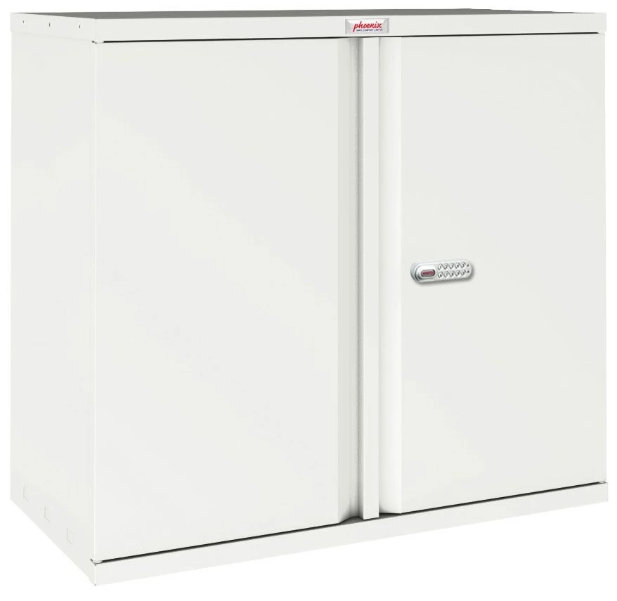 Phoenix SC Series Steel Storage Cupboards - 2 Door Cupboard 1 Shelf With Electronic Lock 1 Phoenix SC Series Steel Storage Cupboards - 2 Door Cupboard 1 Shelf With Electronic Lock