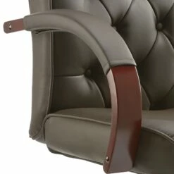 Traditional Button Back Bonded Leather Executive Chairs -Office Furniture Sales 2024 105342