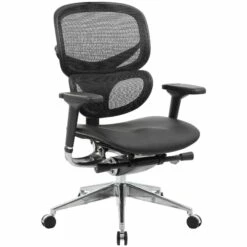InSync 24 Hour Mesh Office Chair With Leather Seat