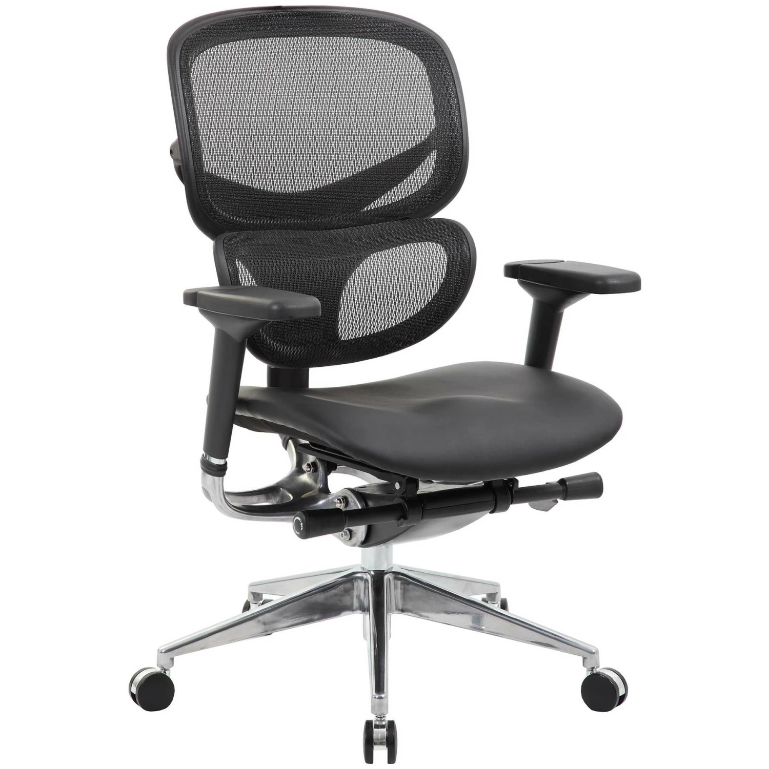 InSync 24 Hour Mesh Office Chair With Leather Seat 1 InSync 24 Hour Mesh Office Chair With Leather Seat