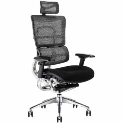 I29 24 Hour Mesh And Fabric Office Chair With Headrest