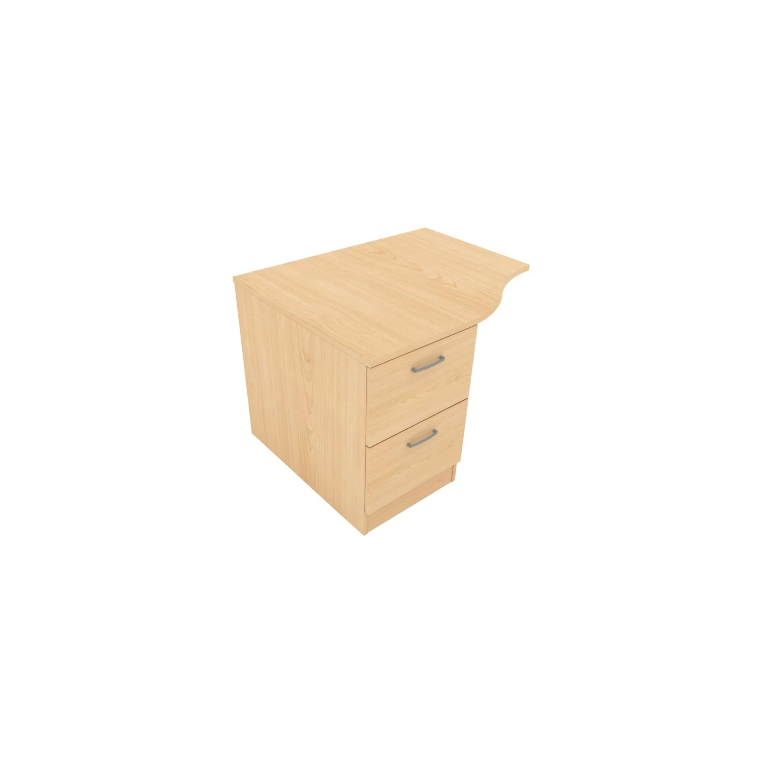 Elite Desk High Curved Extension Pedestal 1 Elite Desk High Curved Extension Pedestal