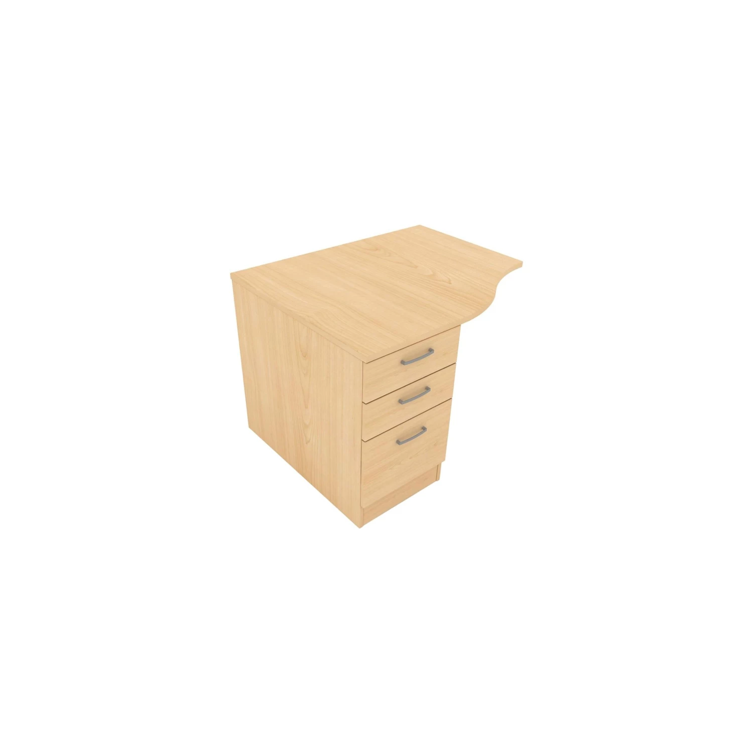 Elite Desk High Curved Extension Pedestal 2 Elite Desk High Curved Extension Pedestal - Image 2