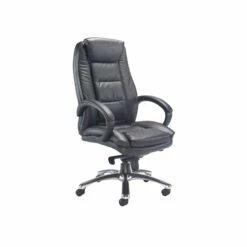 Pitch Leather Faced Manager Chair