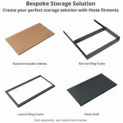 Karbon Tambour Door Wooden Office Cupboards -Office Furniture Sales 2024 106853