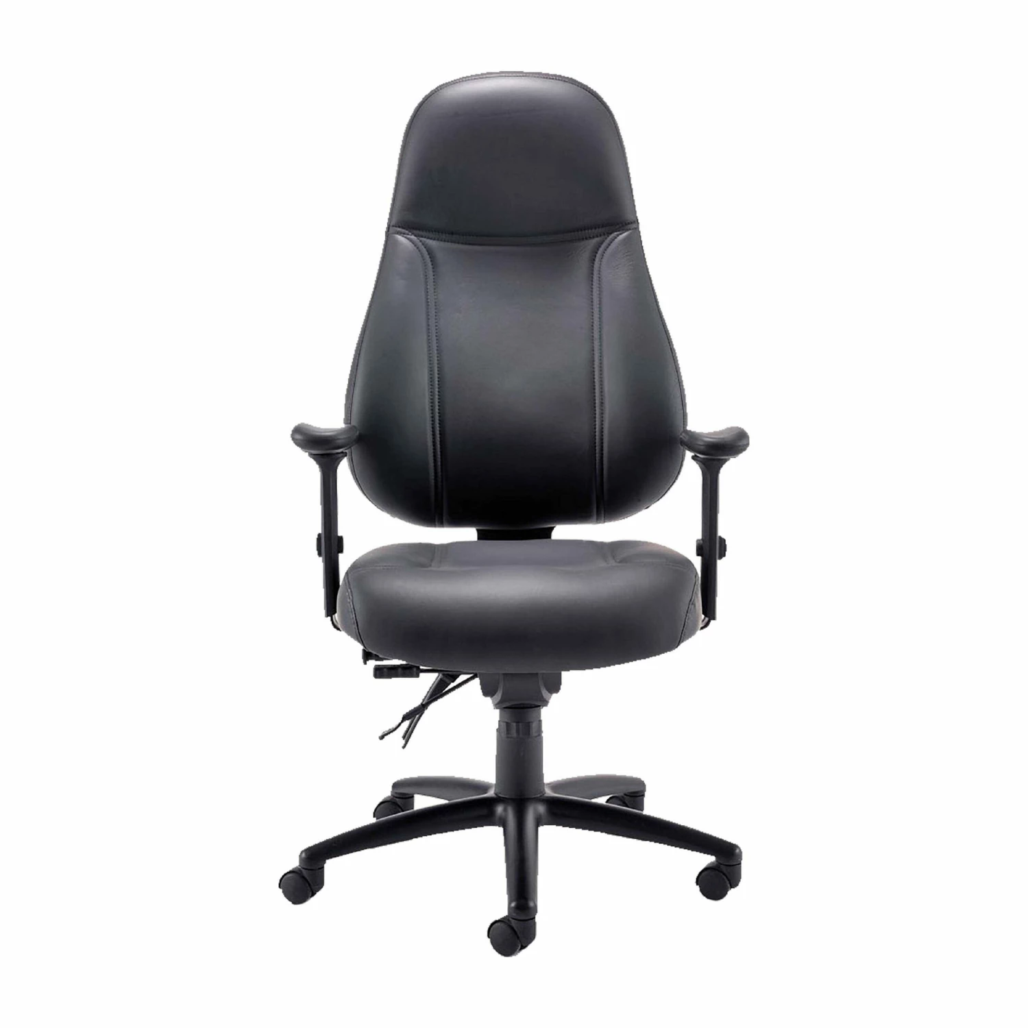 Cheetah II 24 Hour Leather Faced Operator Chair 2 Cheetah II 24 Hour Leather Faced Operator Chair - Image 2