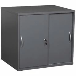 Karbon Desk High Sliding Door Cupboard -Office Furniture Sales 2024 107117